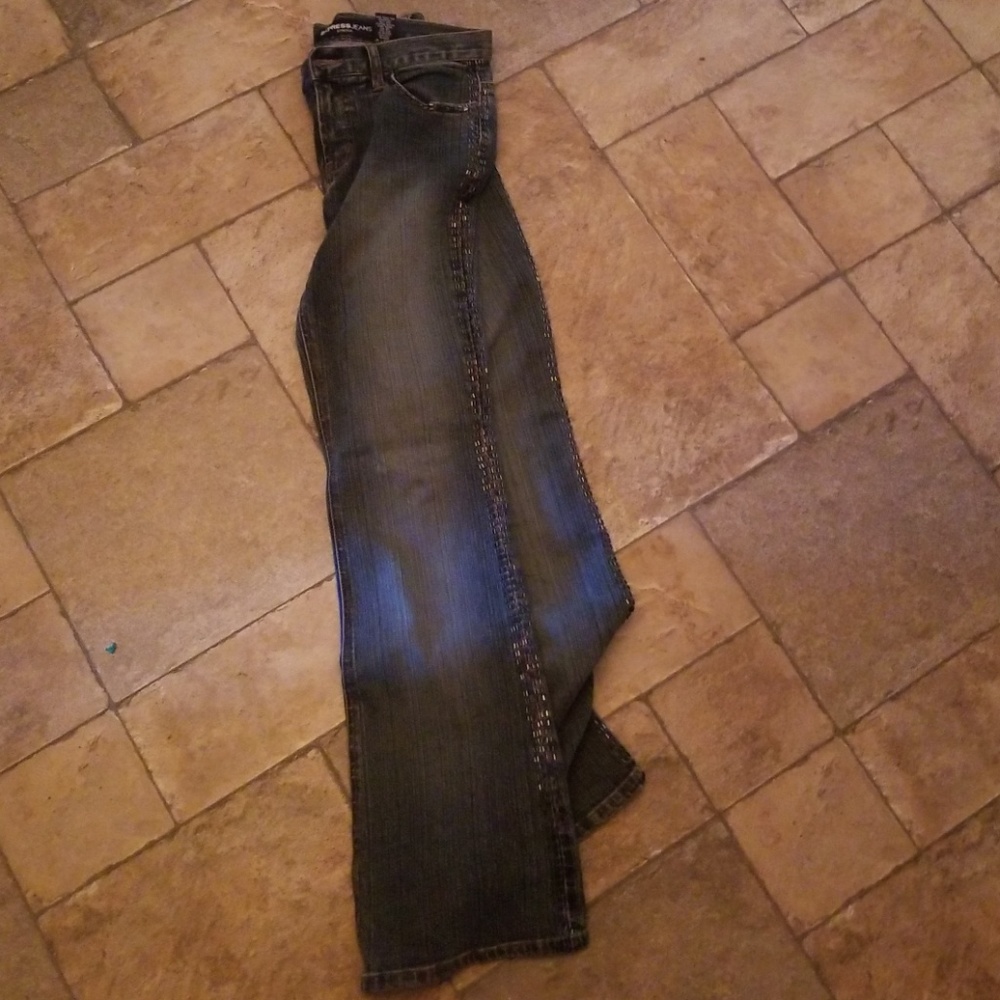 Express beaded jeans